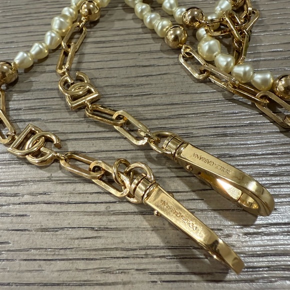 Dolce & Gabbana D-Frame Chain Embellished Sunglasses main image 5